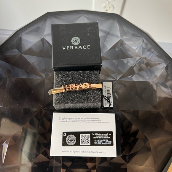 Versace Versace Goldtone Hair Pin - Picture 2 of 8